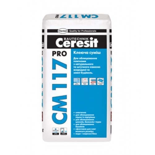 Клей плиточный "Церезит" CM117 25кг