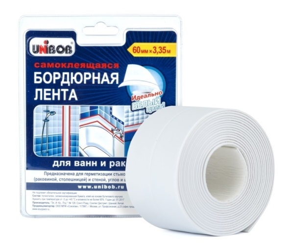 Лента бордюрная "Унибоб" д/ванн 60ммх3,35м