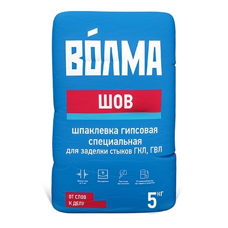 Шпаклевка Волма-шов гипсовая 5кг Шпаклевка Волма-шов гипсовая 5кг