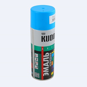 Эмаль универс.голубая 520мл.KU-1010 KUDO Эмаль универс.голубая 520мл.KU-1010 KUDO
